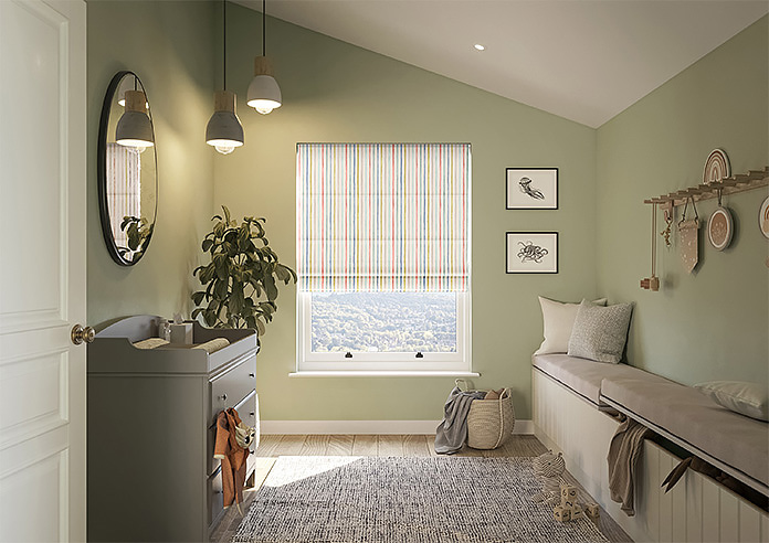 Vintage Stripe, Promenade - Twist&Fit Roman Blind - Image 8